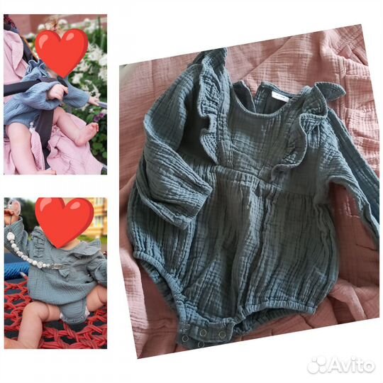 Платья для девочки 9-12 мес. (р. 80)