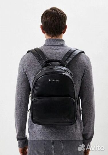 Bikkembergs рюкзак черный Эко кожа
