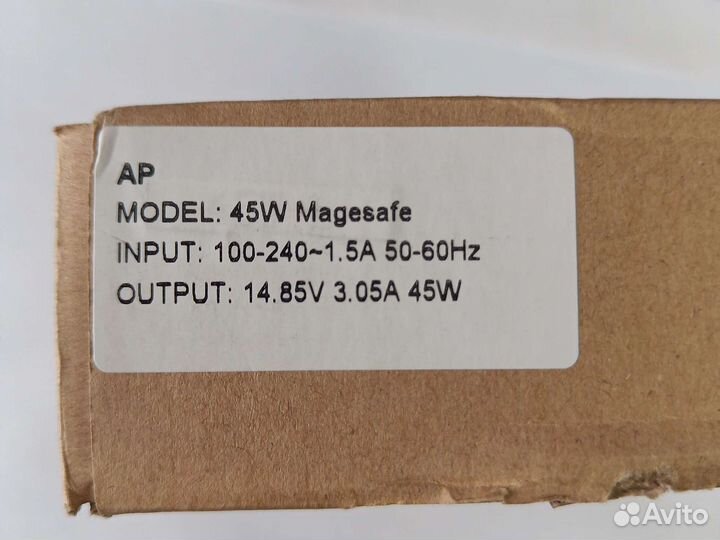 Блок питания Apple 14.85V 3.05A 45W Magsafe