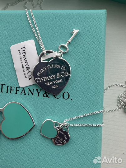 Подвески Tiffany Тифани из серебра