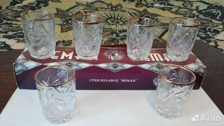 Набор стопок. Хрусталь