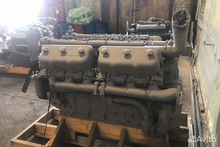 Тpaкторный двс ямз 240 со стapтером и генеpaтоpом