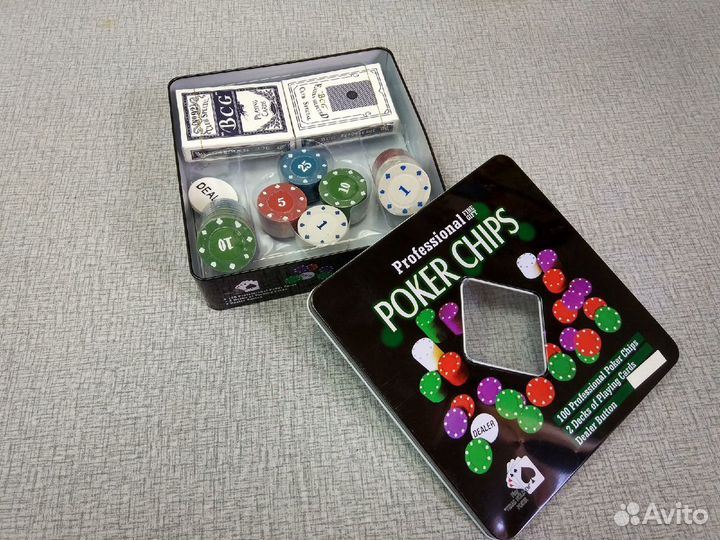 Набор для игры в покер в ассортименте