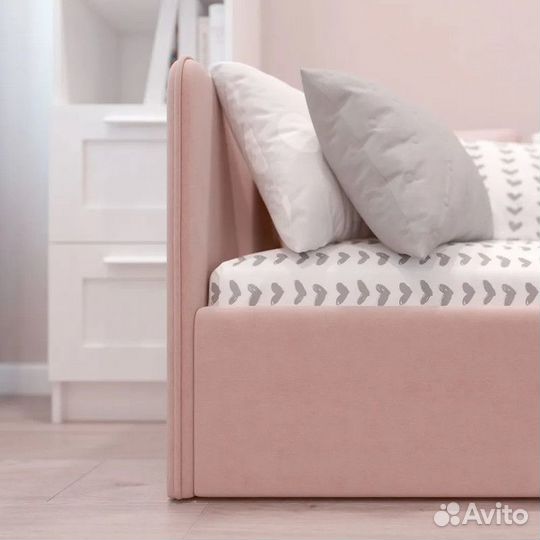 Детская кровать-диван с ящиком для белья