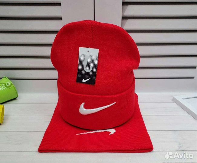 Шапка+снуд Nike