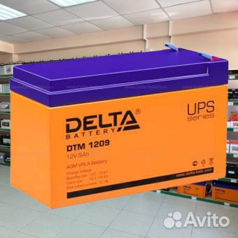 Аккумулятор ибп delta DTM 1209 12V 9Ah