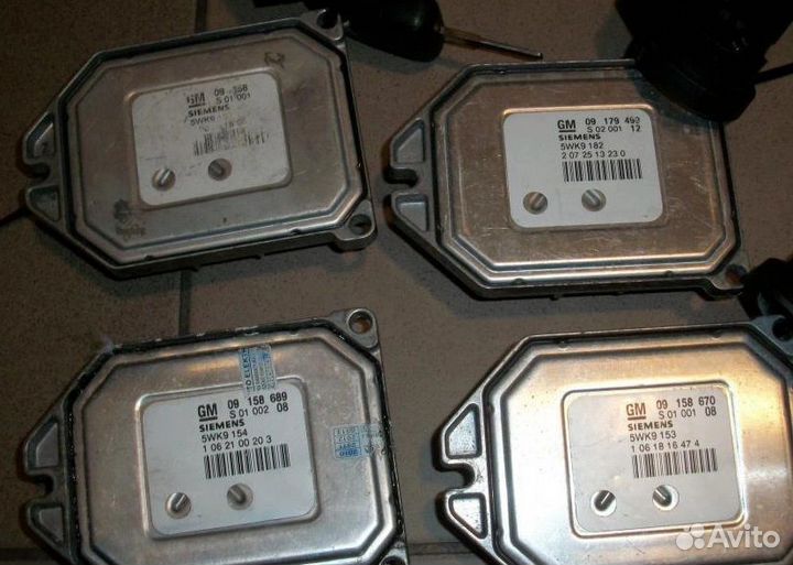 Эбу opel 13105214 09158670 09146052 09158689 09158