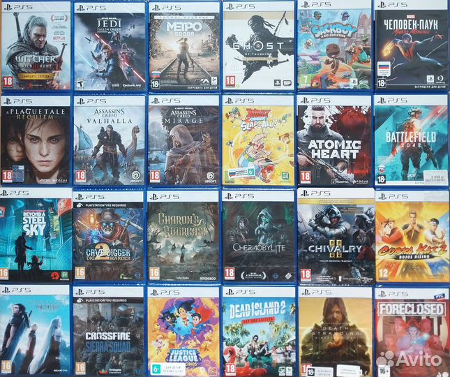 Игры ps5 игры на дисках для ps5 Sony диски пс5