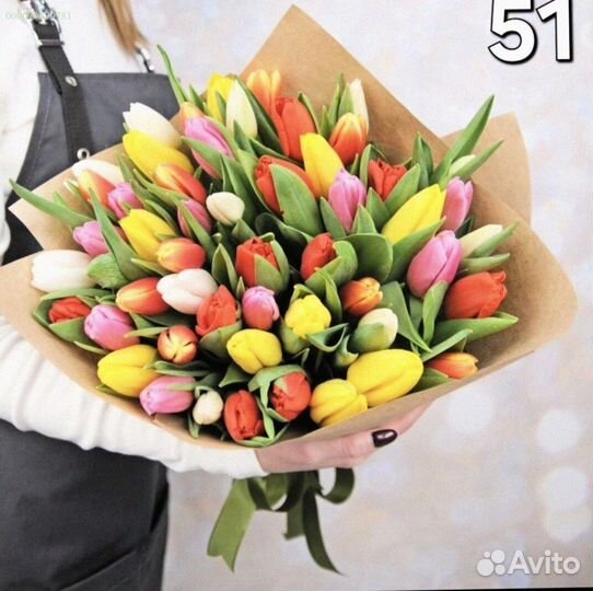 Букеты из тюльпанов (Арт.50949)