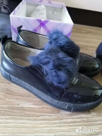 Слипоны для девочки школьные