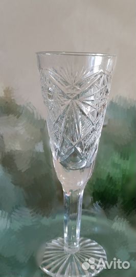 Хрустальные рюмки, стаканы СССР