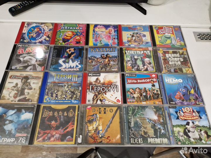 Лицензионные cd диски с компьютерными играми