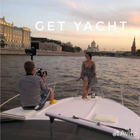 Прогулки на катере/яхтЕ по Москва реке