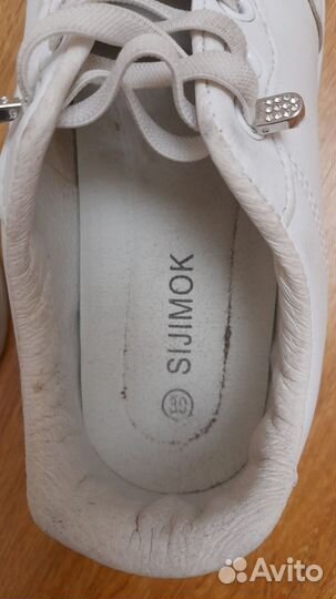 Кеды белые женские 39