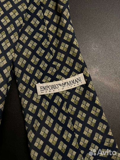 Шёлковый галстук Emporio Armani