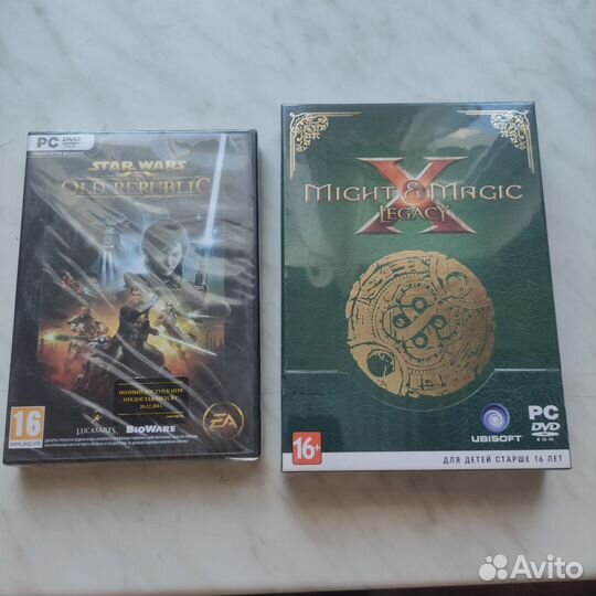 Игры на пк в двд боксах запечатанные