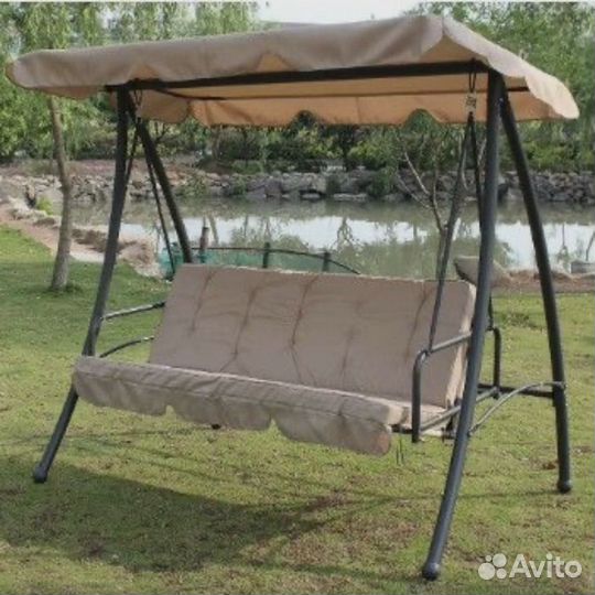 Садовая качеля расклад в кровать нс-101