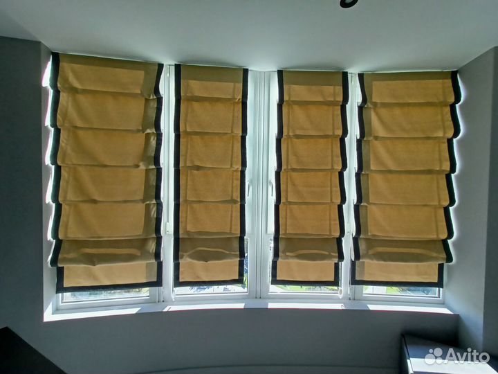 Римские шторы от производителя на электроприводе