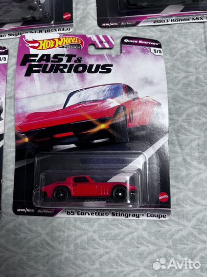 Hot wheels premium fast furious quick shifters