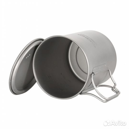 Кружка титановая котелок Tomshoo 750 мл