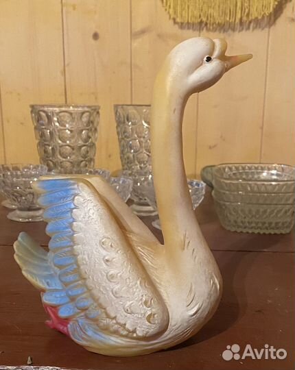 Дед Мороз, Лебедь, Мак-Кряк. Резиновые игрушки