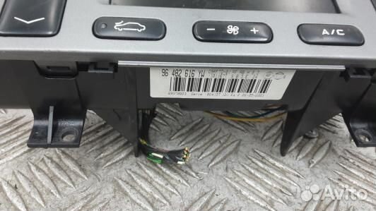 Блок управления печки и климат-контроля peugeot 40