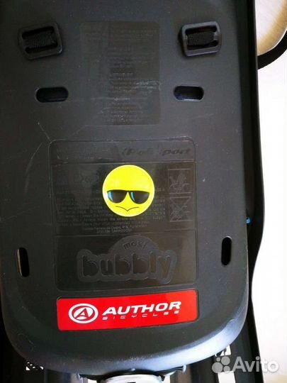Детское велокресло Author Bubbly maxi FF