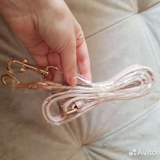 Ремень для сумки розовый