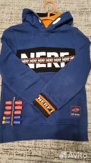Толстовка с капюшоном nerf 134/140