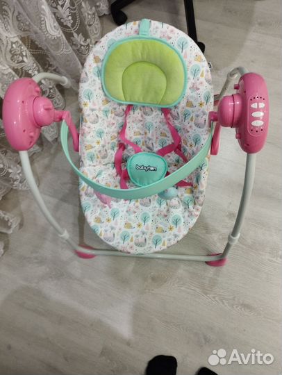 Электронные качели для новорожденных