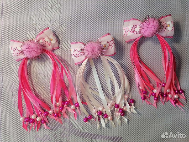 Резинка бантик для волос с 