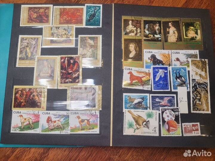 Альбом марок коллекция марки СССР и др. страны