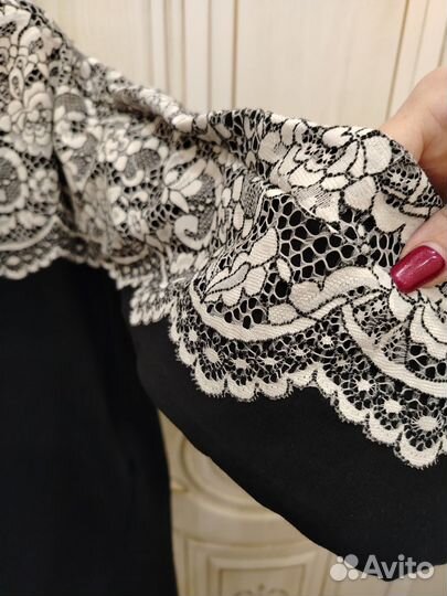 Платье twinset Италия новое хлопок кружево 46-48р