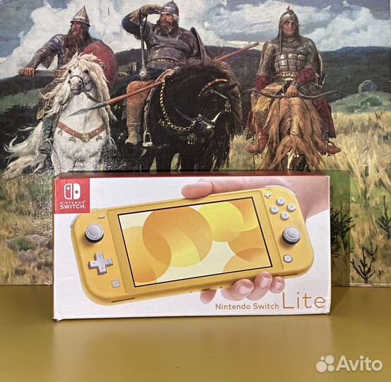 Новая nintendo switch lite прошитая (чип)