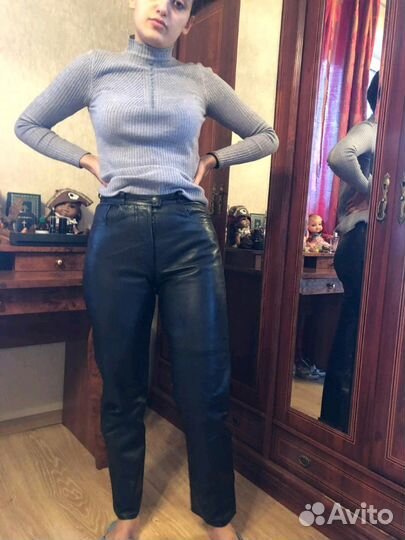 Кожаные брюки