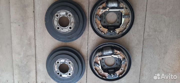 Комплект барабанных тормозов на солярис 2