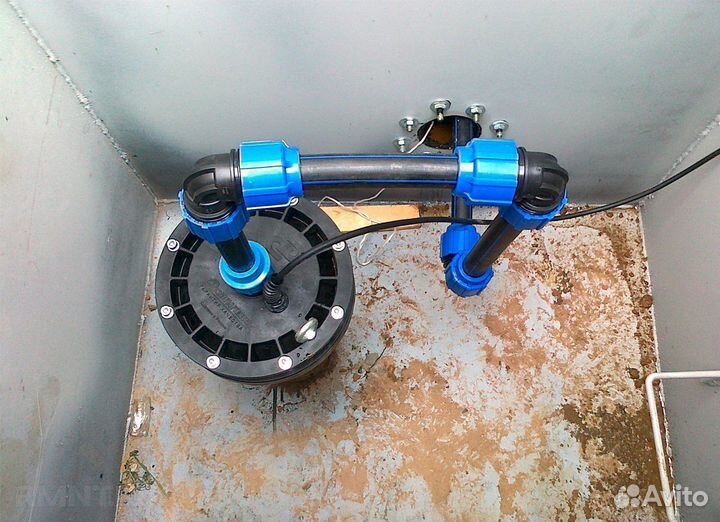 Водопровод из колодца и скважины