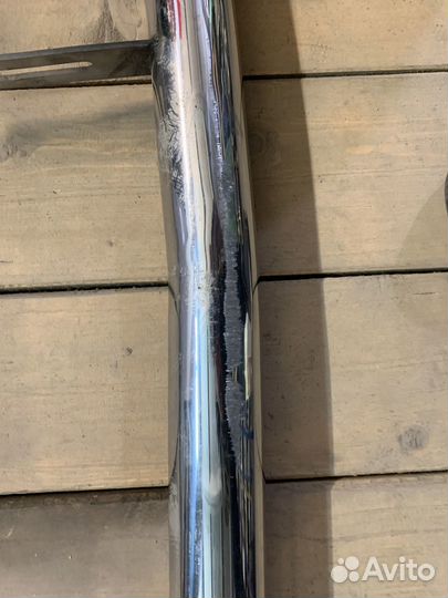 Защита переднего бампера chevrolet niva