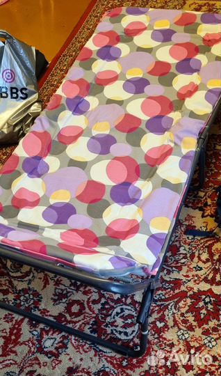 Раскладушка с матрасом детская