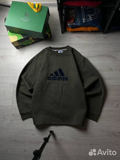 Редкий Винтажный Свитшот Adidas + Reebok Оригинал