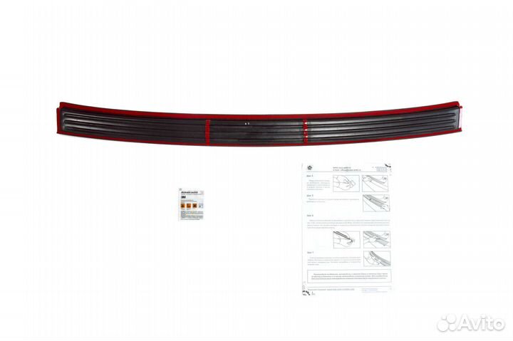 Накладка на бампер Kia Optima (15-20) RA