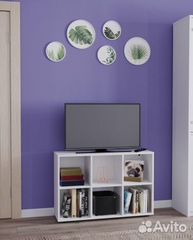 Тумба под тв белая