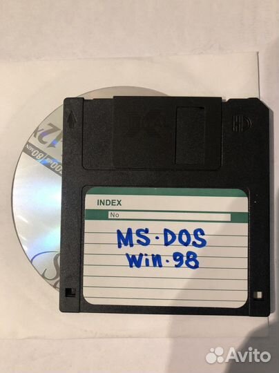 Установочный диск WIN 95-2000 + дискета ms-dos