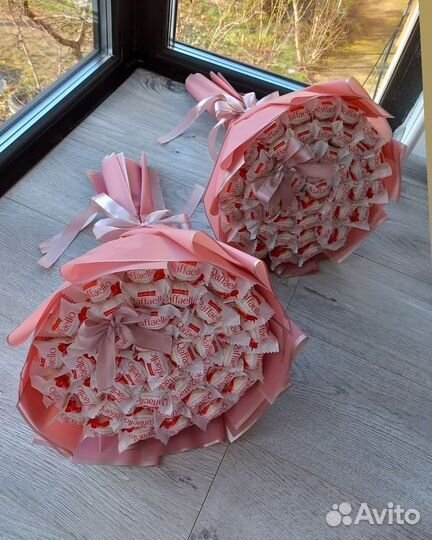 Сьедобный букет из конфет, сладкий букет