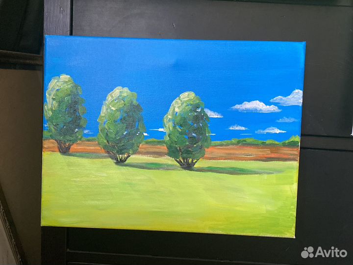 Холст. Картины. Акрил