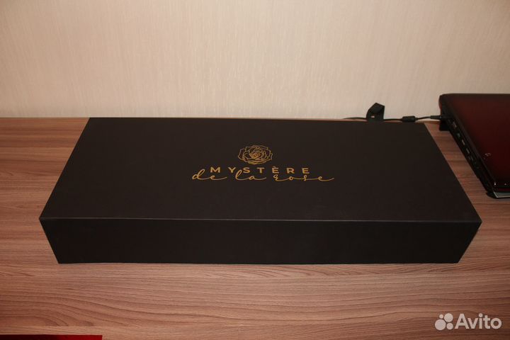 Коробка подарочная с текстурой лён, 62х25 см