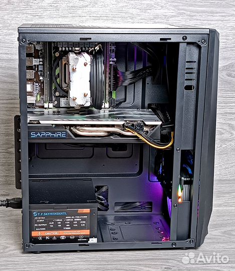 Игровой компьютер Xeon E5-2650V2/RX 570 8GB/32gb