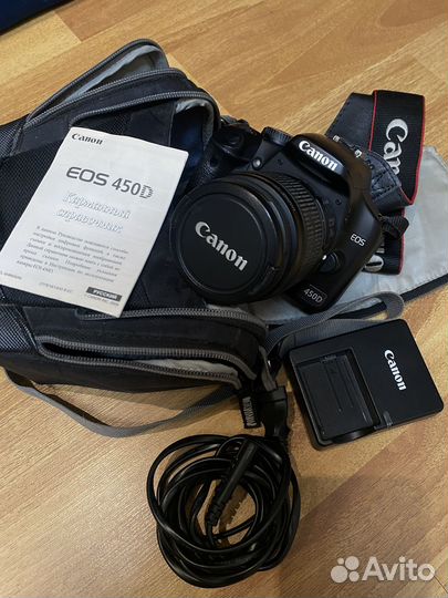 Зеркальный фотоаппарат canon 450d
