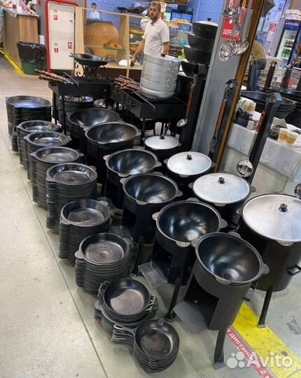 Казан чугунный с печкой с доставкой на Луховицы