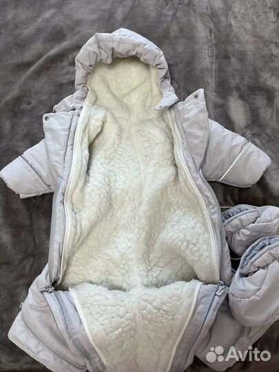 Комбинезон трансформер зима осень 68-74